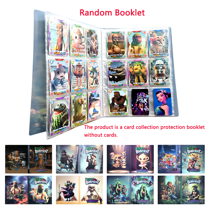 Trading Card Binder - 216 Pocket /set Italian Brainrot Cards