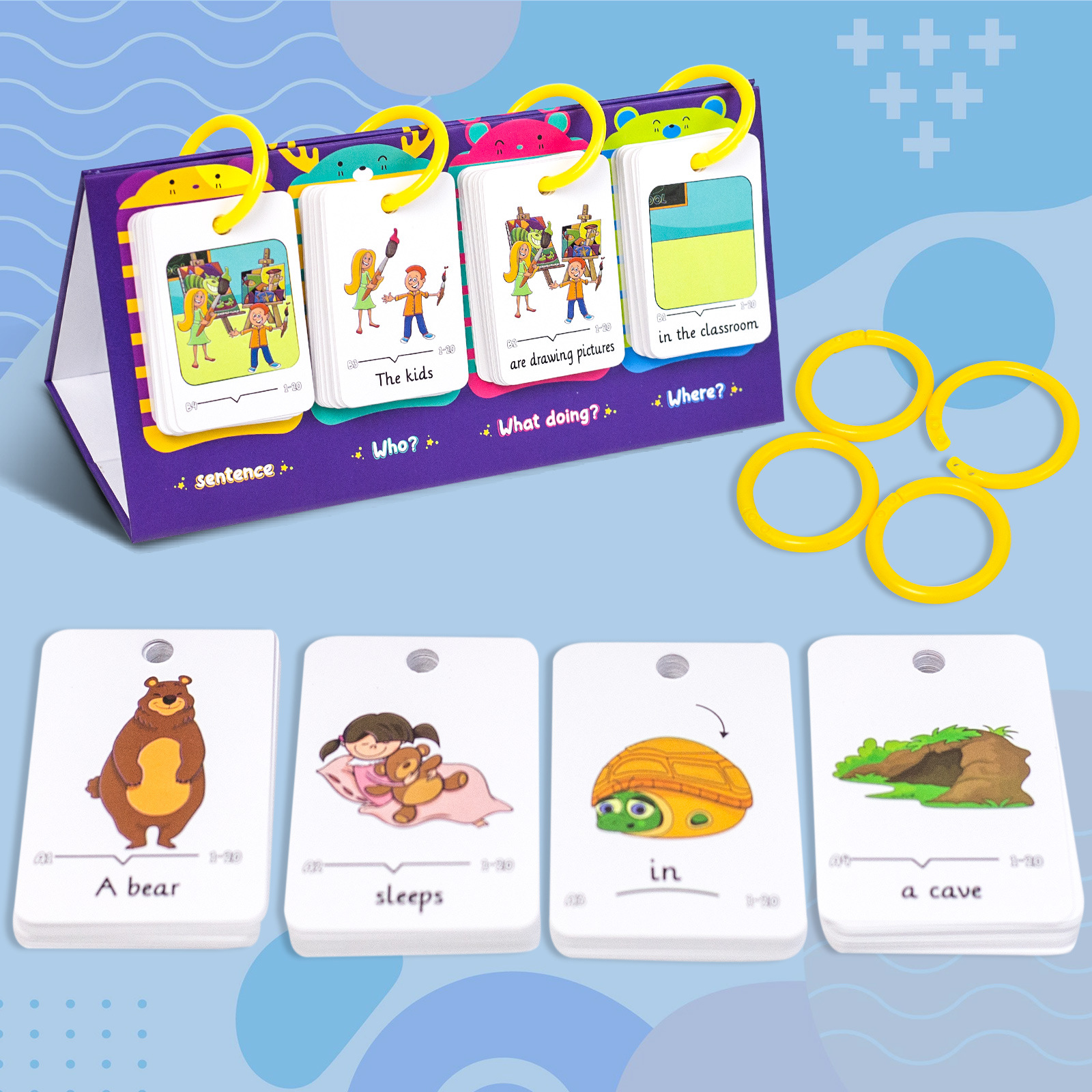 80Pcs Table Model Visual Word  - Graded Card Display ulasan dan harga