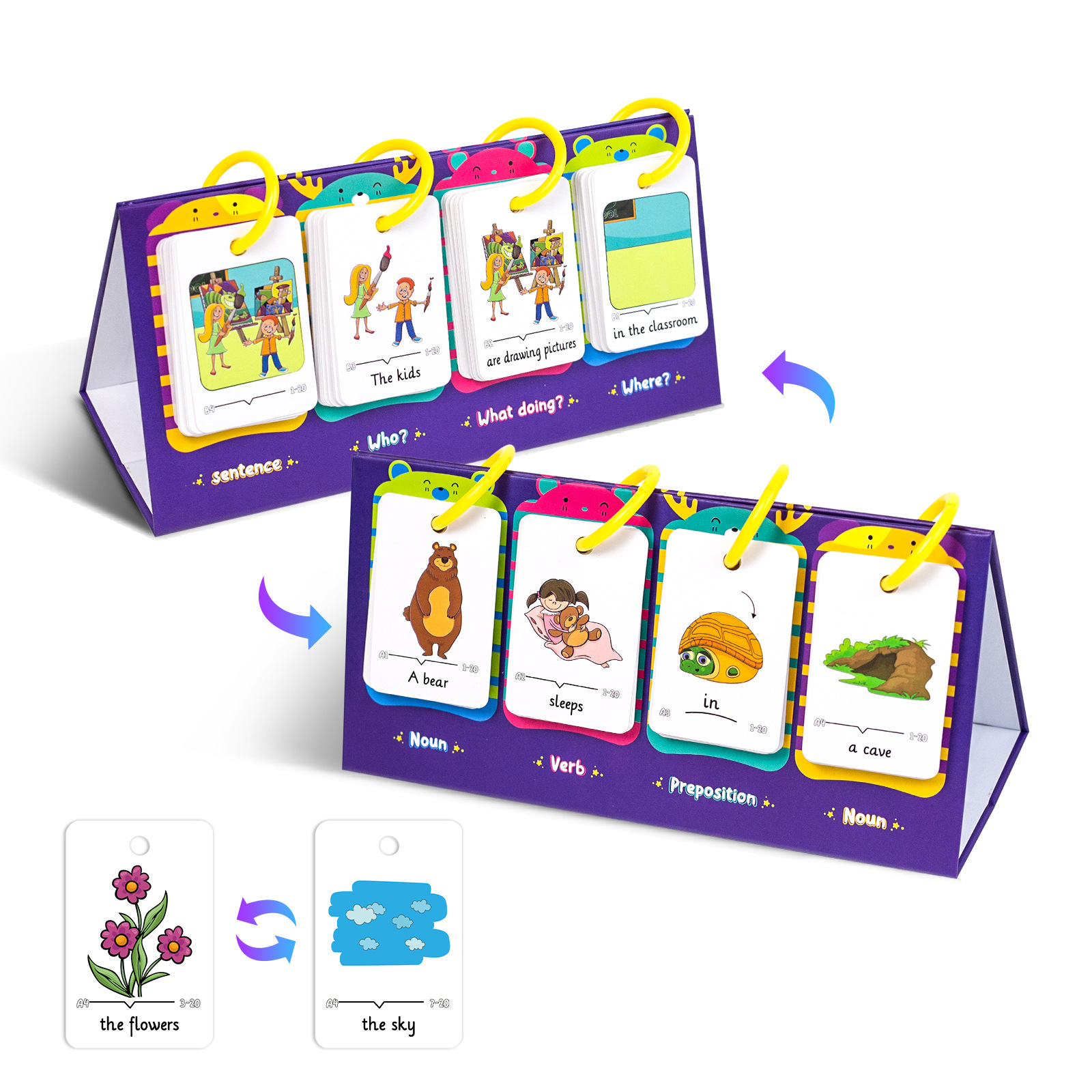 80Pcs Table Model Visual Word  - Graded Card Display ulasan dan harga