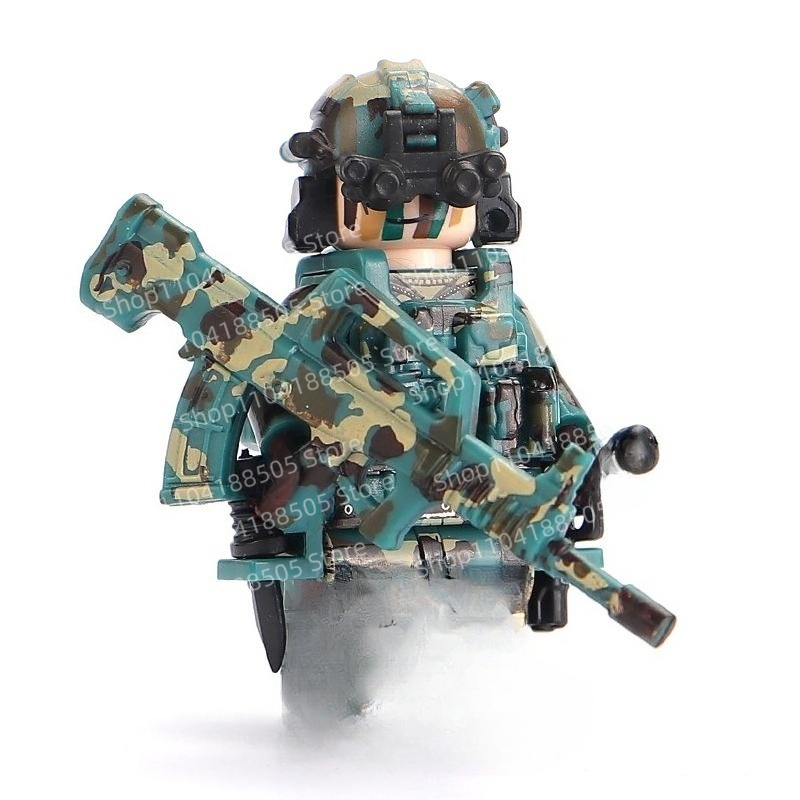 MOC Third-party Special Forces - Lego Minifigure Holder ulasan dan harga