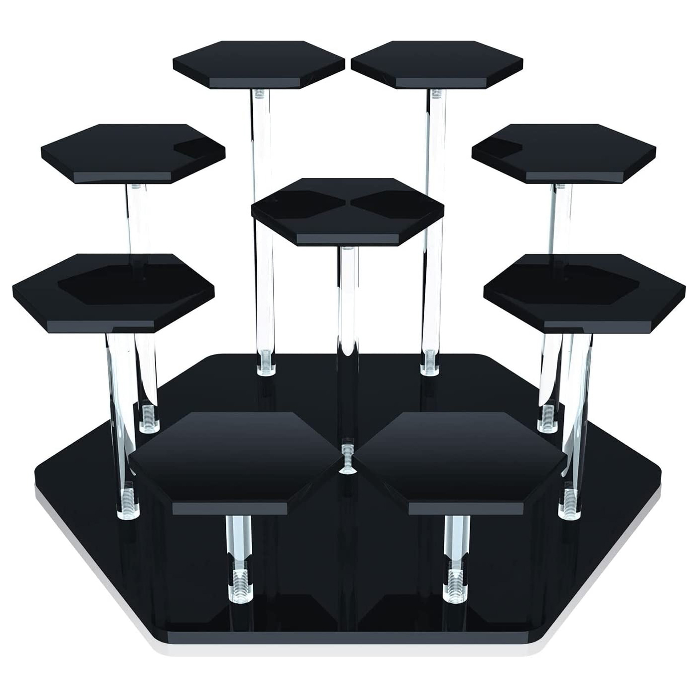 8/9 Tier Acrylic Display Stand - Pop Display Shelf ulasan dan harga