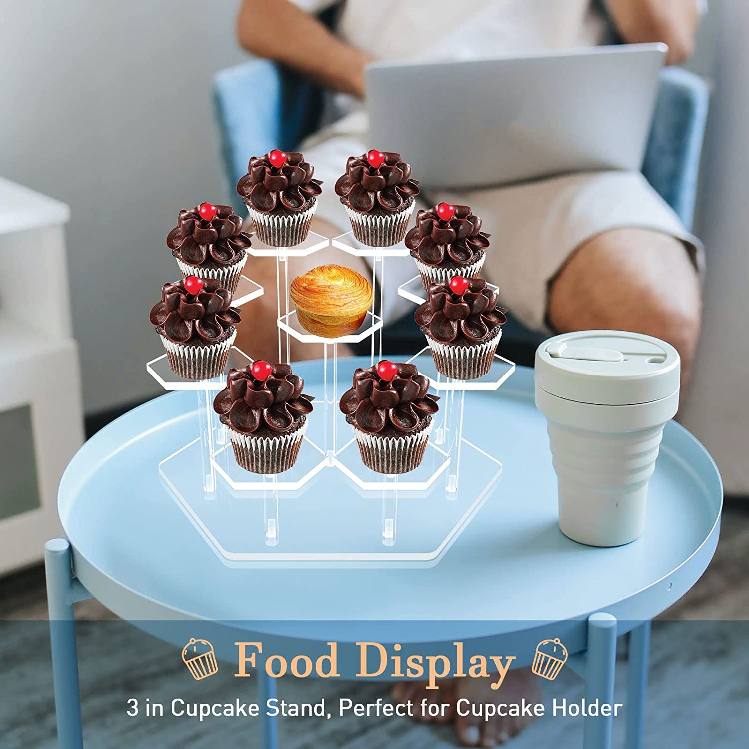 8/9 Tier Acrylic Display Stand - Pop Display Shelf ulasan dan harga