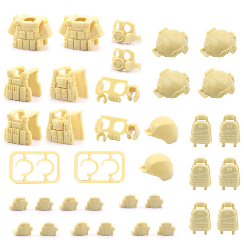 MOC Military Weapons SWAT City - Lego Minifigure Holder ulasan dan harga