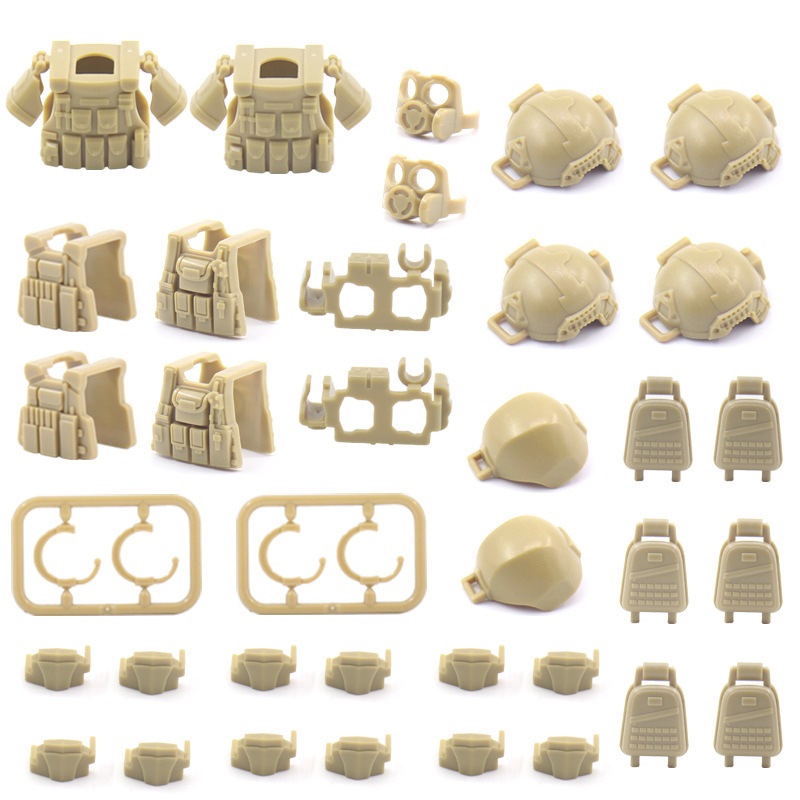 MOC Military Weapons SWAT City - Lego Minifigure Holder ulasan dan harga