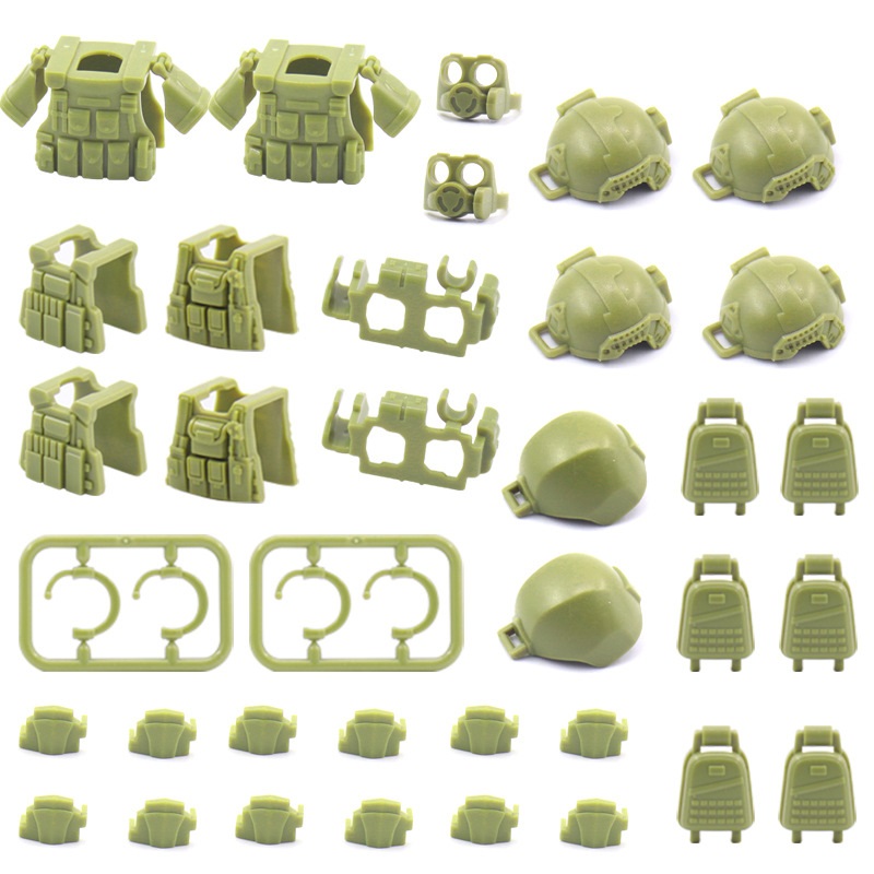 MOC Military Weapons SWAT City - Lego Minifigure Holder ulasan dan harga