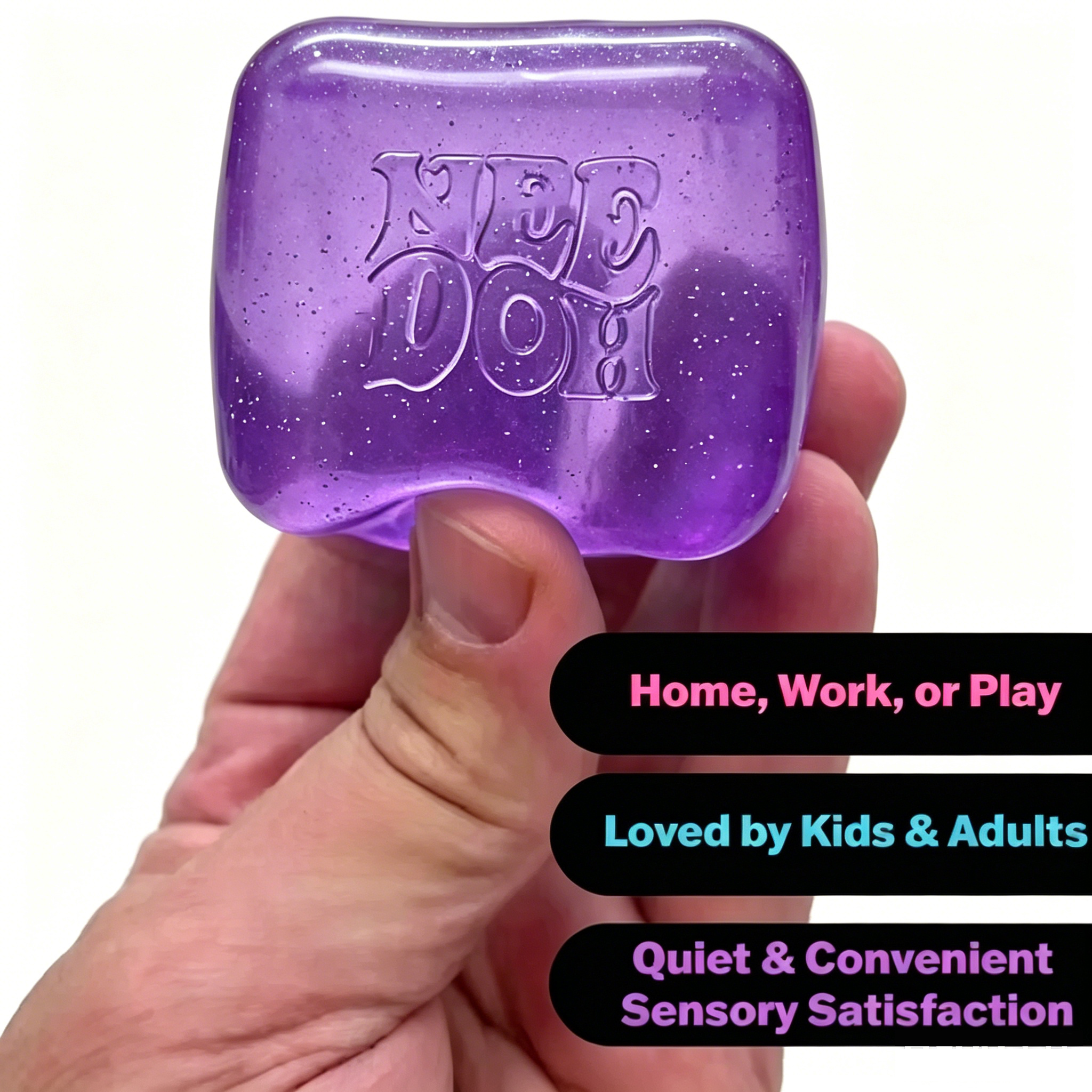 Schylling Nee Doh Glitter Cube - Fidget Cube Original ulasan dan harga