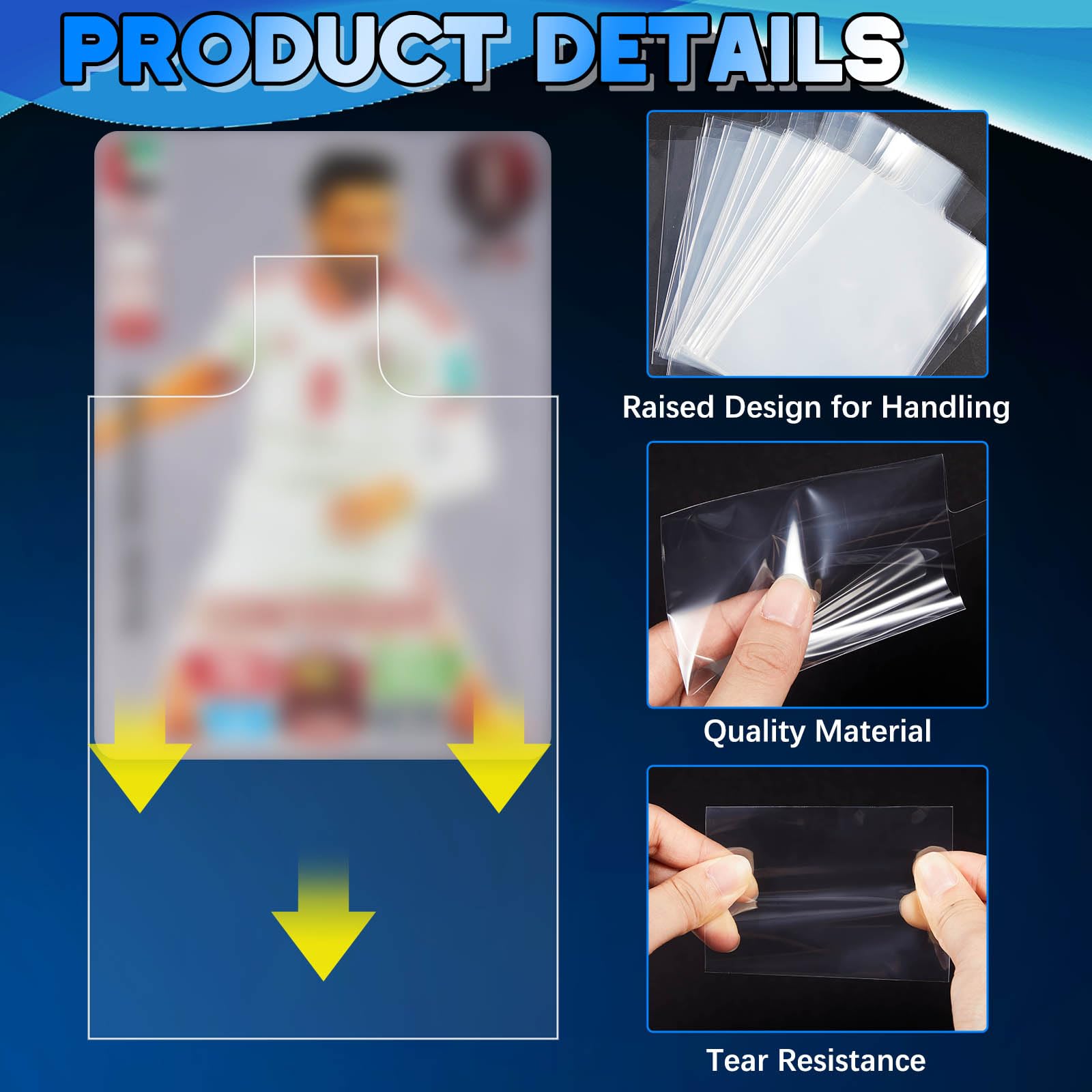100-1000pcs 65*90mm Raised Typ - Card Penny Sleeve ulasan dan harga