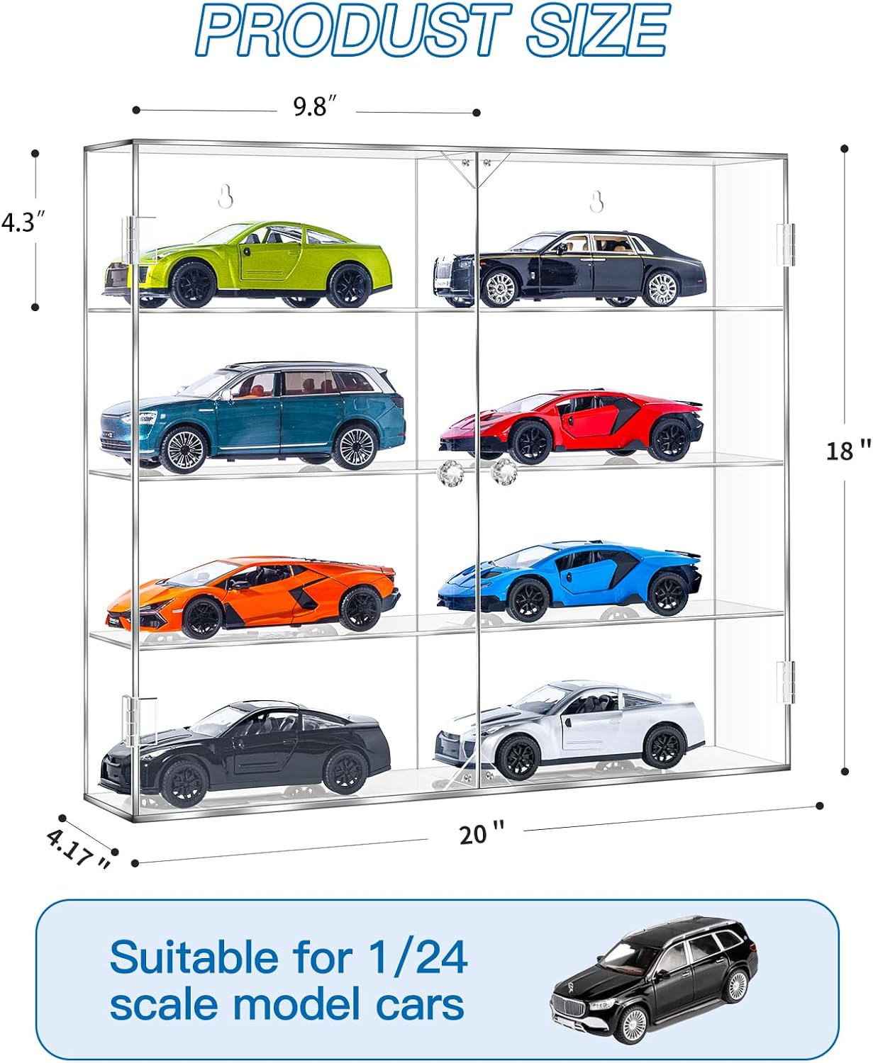 Acrylic Display Case for 1/24  - Display Case Acrylic ulasan dan harga