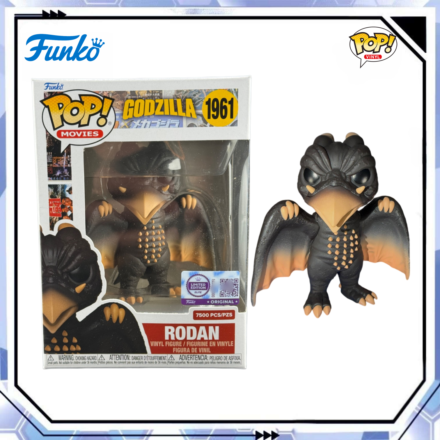 Godzilla Rodan Figure Funko Po - Funko Pop Protector ulasan dan harga