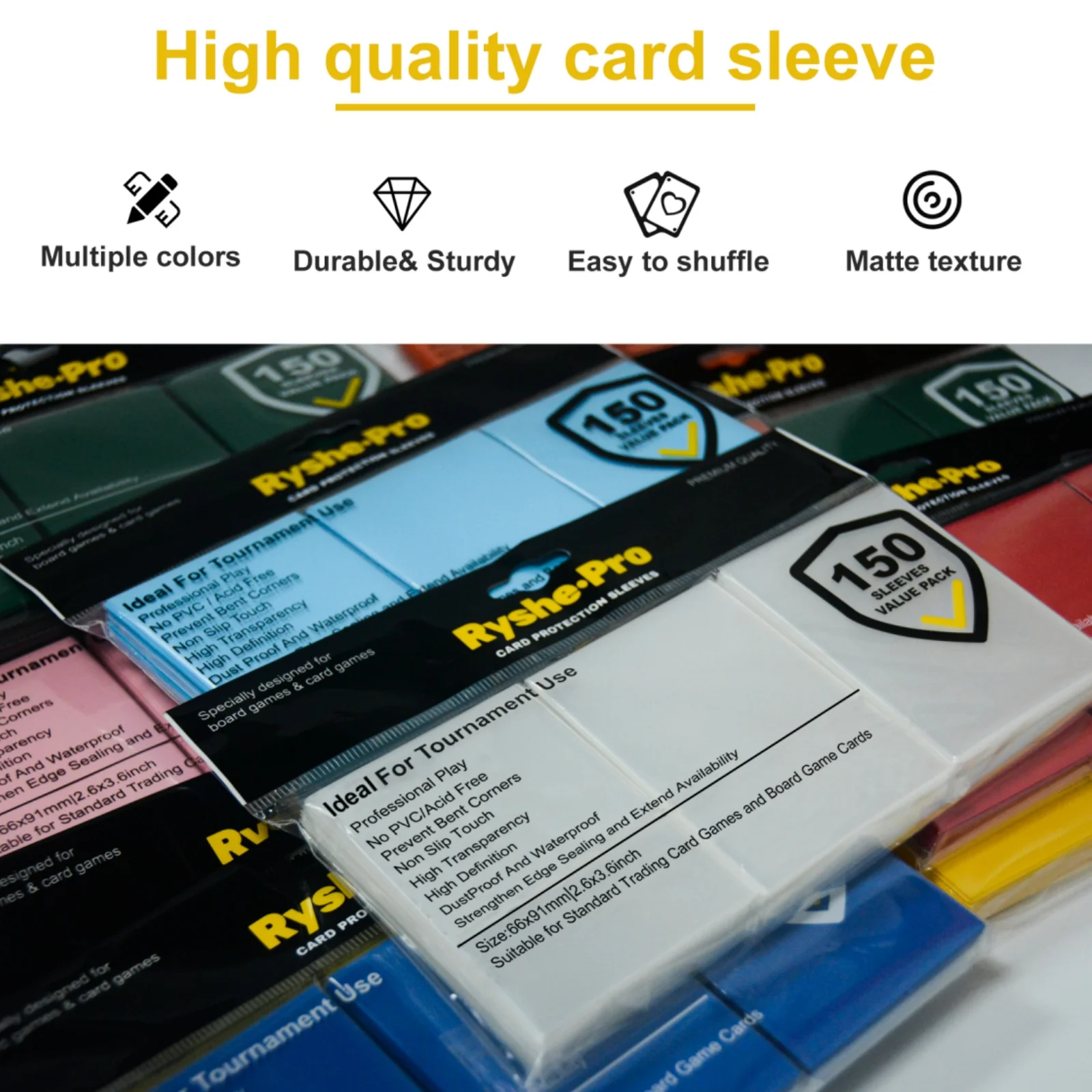150Pcs 66*91mm Premium Card Sl - Card Penny Sleeve ulasan dan harga