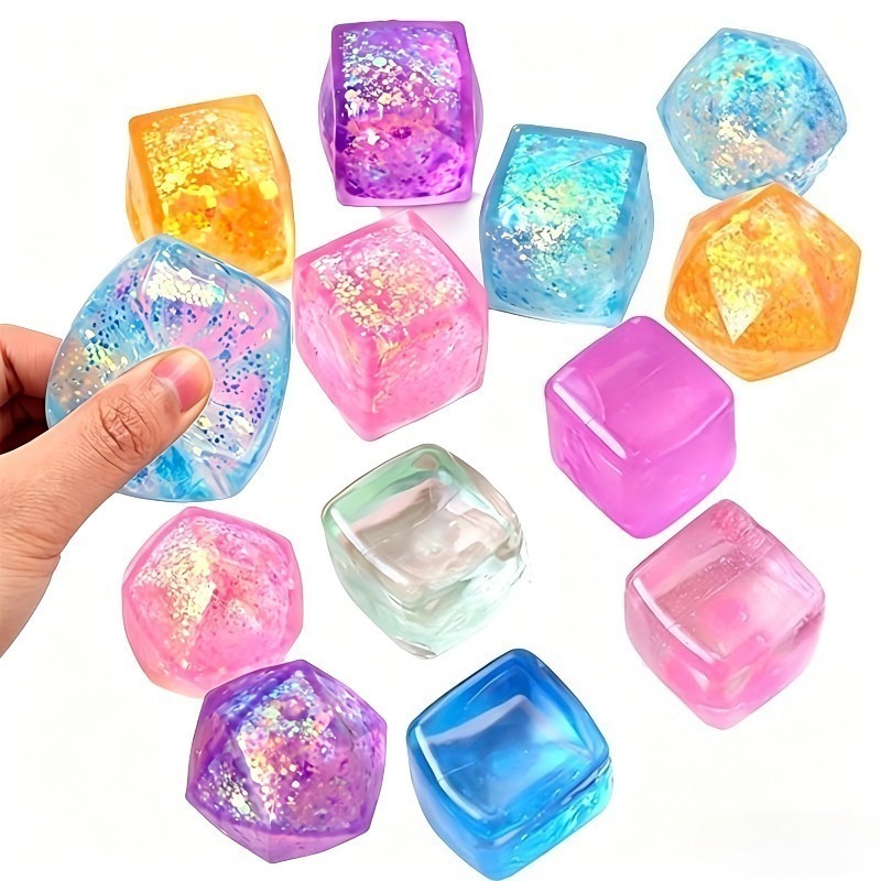 Squishy Mini Water Cube Squeez - Fidget Cube Original ulasan dan harga