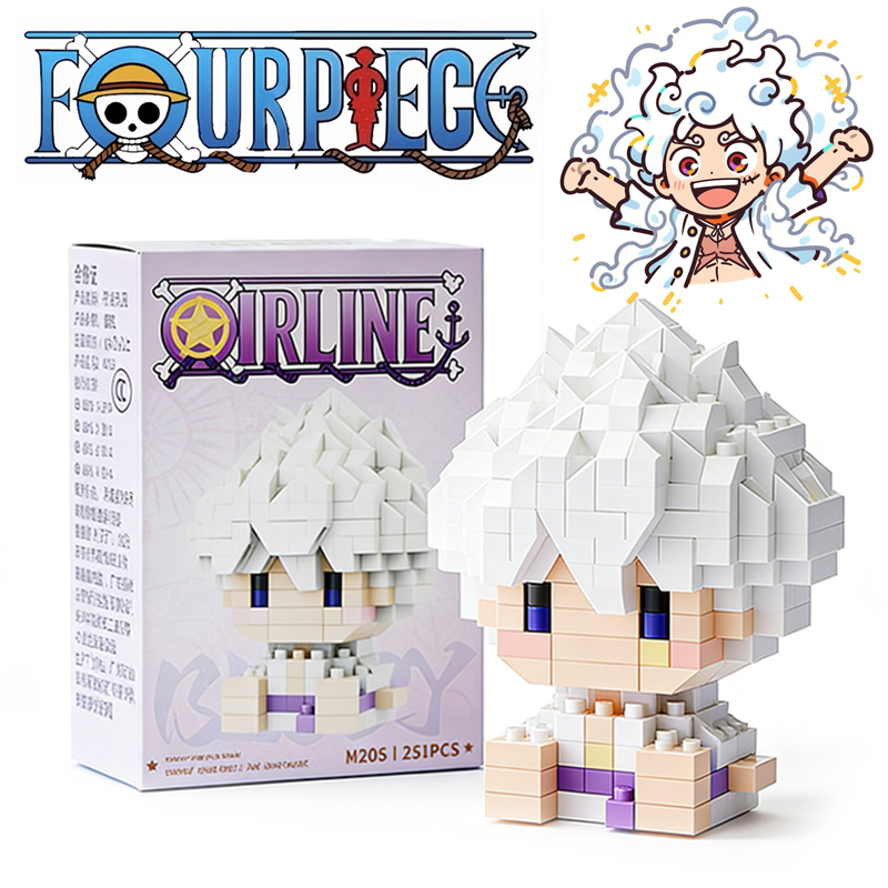 ONE PIECE Sun God Nika Luffy M - Building Block Mini ulasan dan harga