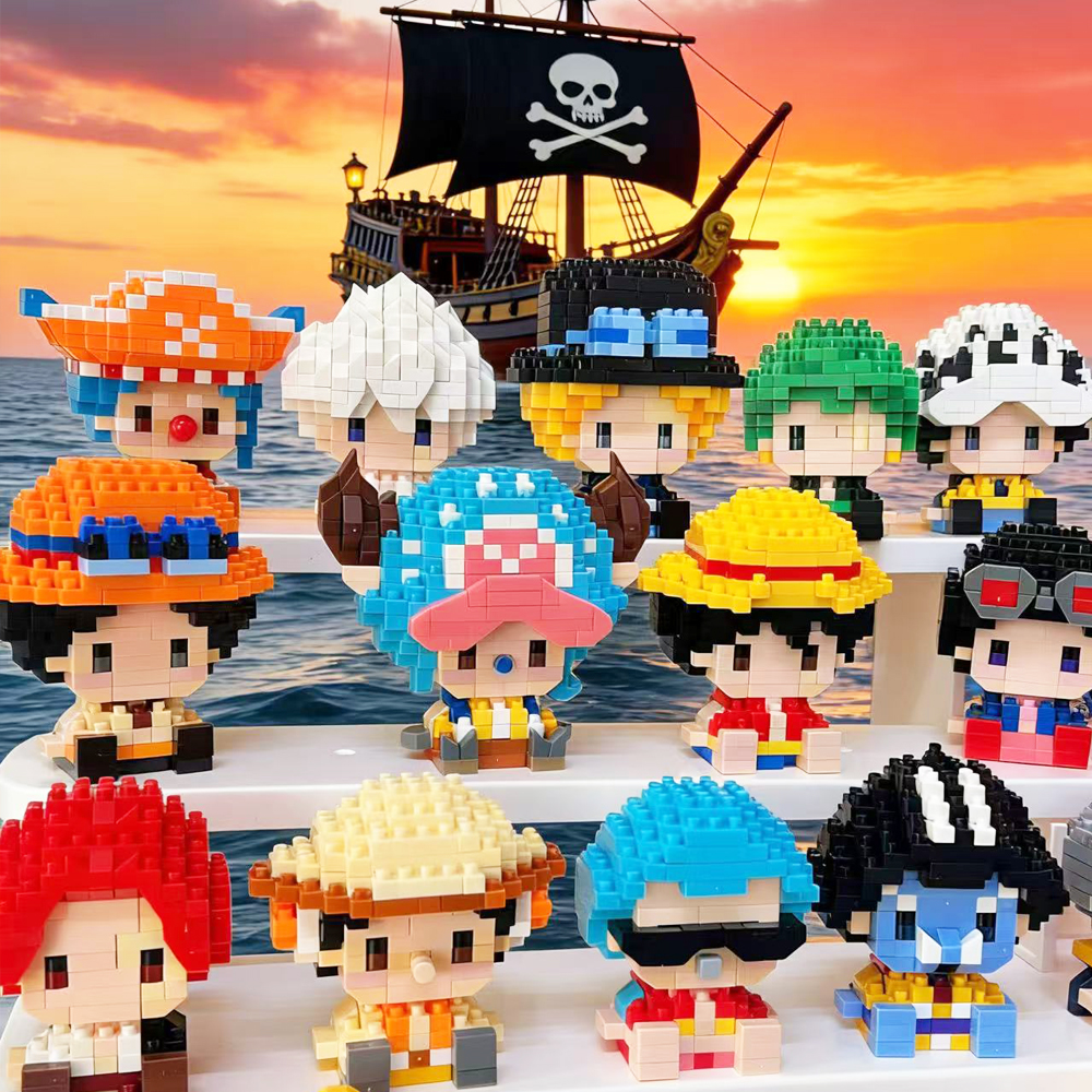 ONE PIECE Sun God Nika Luffy M - Building Block Mini ulasan dan harga