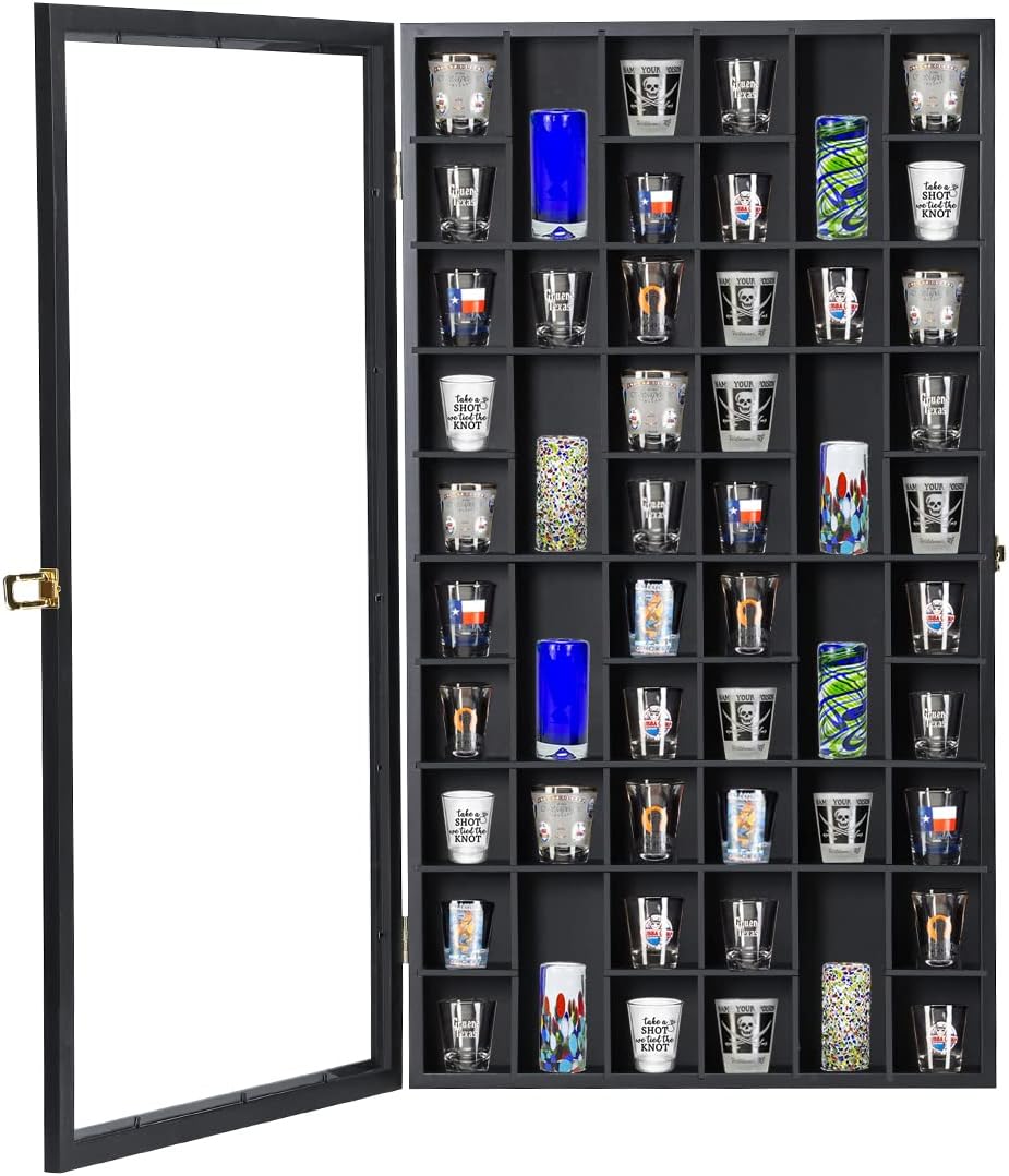 Large Shot Glass Display Case, - Display Case Acrylic ulasan dan harga
