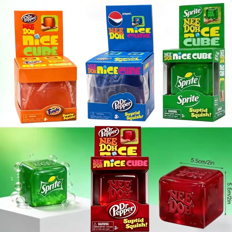 .Dr Pepper x NeeDoh Nice Cube  - Fidget Cube Original ulasan dan harga