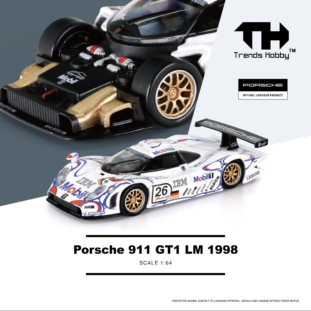 TH-Trends Hobby 1/64 095 911 G - Die Cast Car 1 64 ulasan dan harga