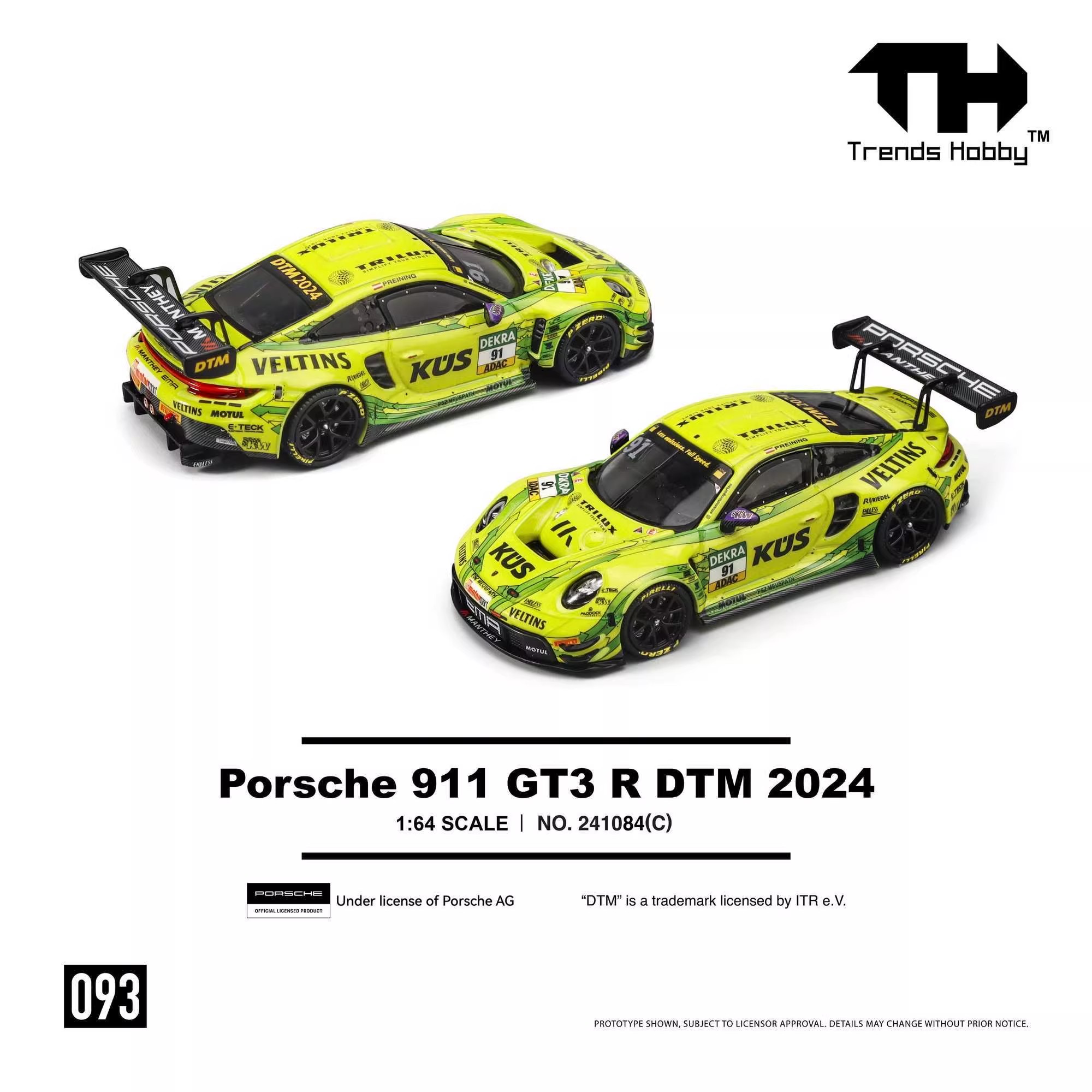 TH-Trends Hobby 1/64 095 911 G - Die Cast Car 1 64 ulasan dan harga