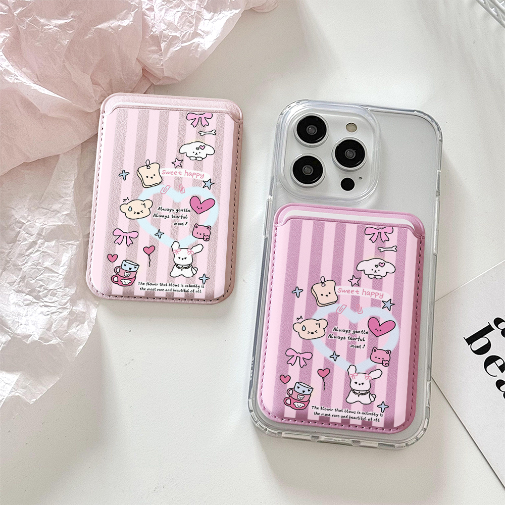 Cute Girly Sketch Style Leathe - Card Top Loader ulasan dan harga