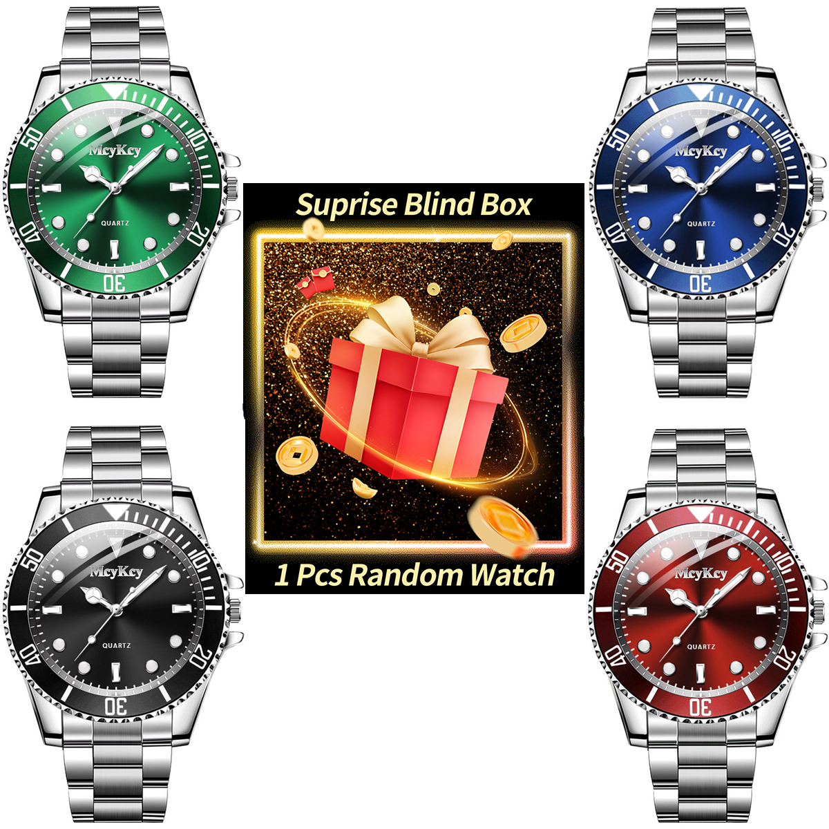 1PC Surprise Mystery Watch Bli - Mystery Box Blind Bag ulasan dan harga