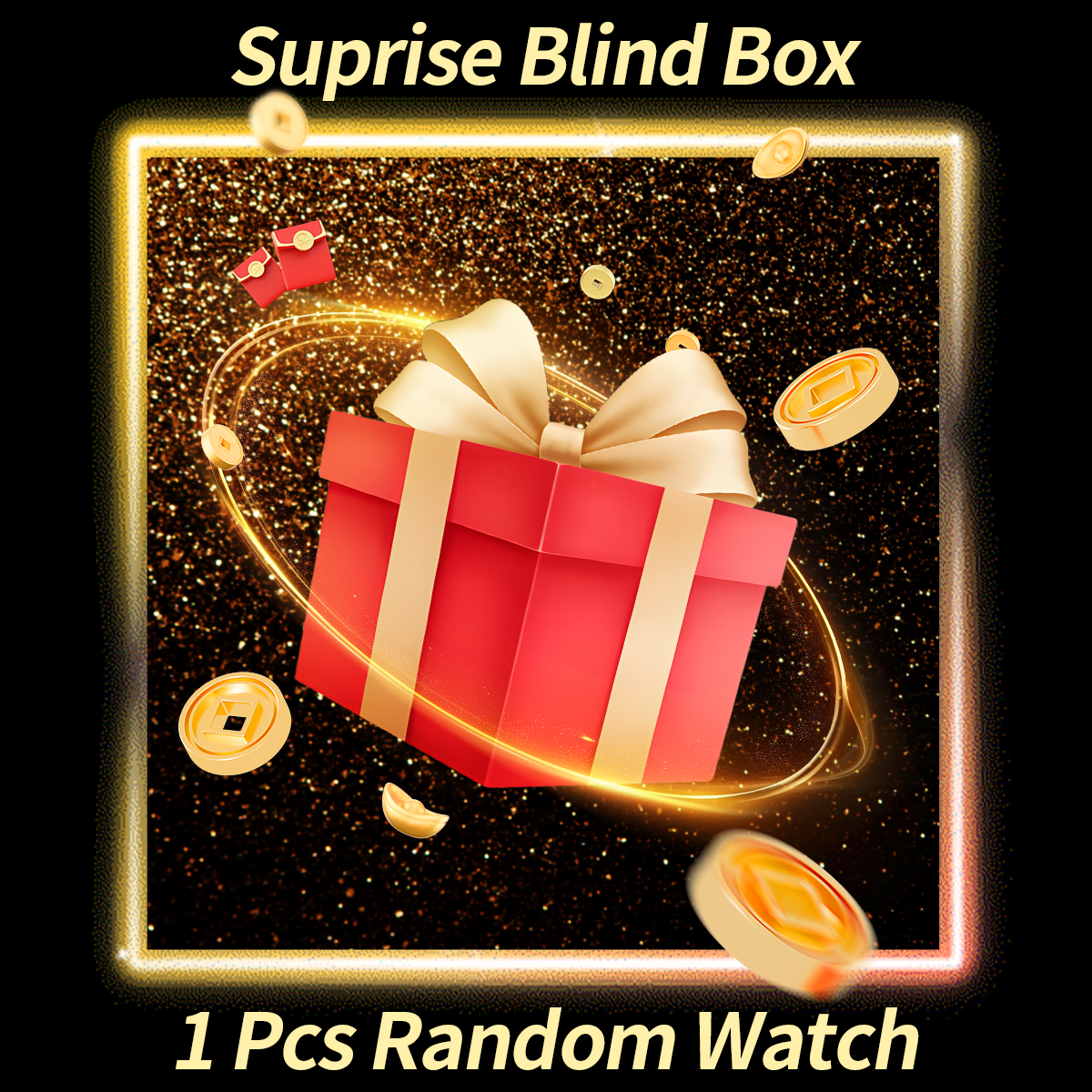 1PC Surprise Mystery Watch Bli - Mystery Box Blind Bag ulasan dan harga