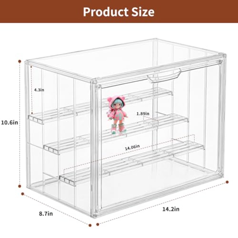 Clear Acrylic Display Case Upg - Display Case Acrylic ulasan dan harga