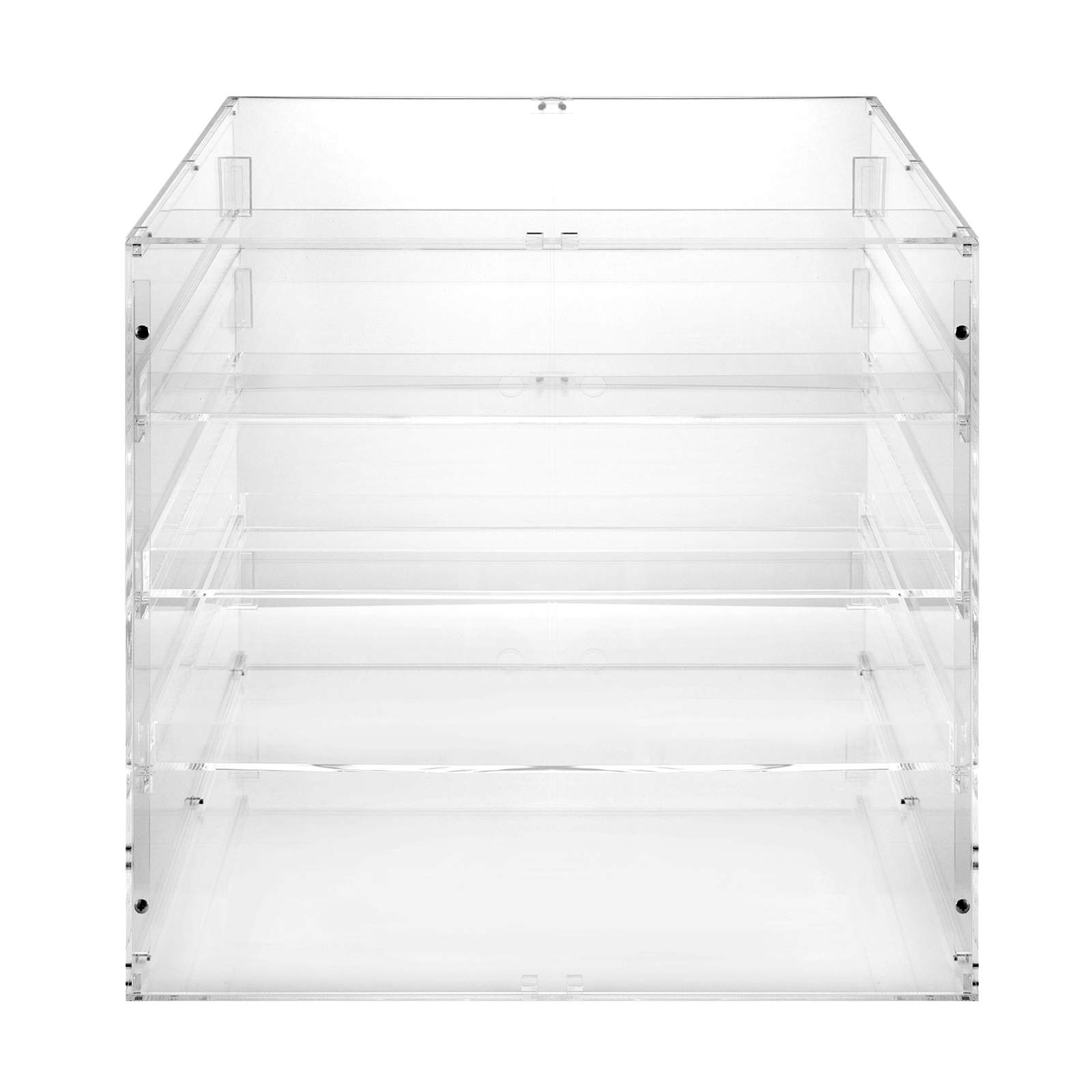 18.7×17.71×17.71inch 3-tier Ac - Display Case Acrylic ulasan dan harga