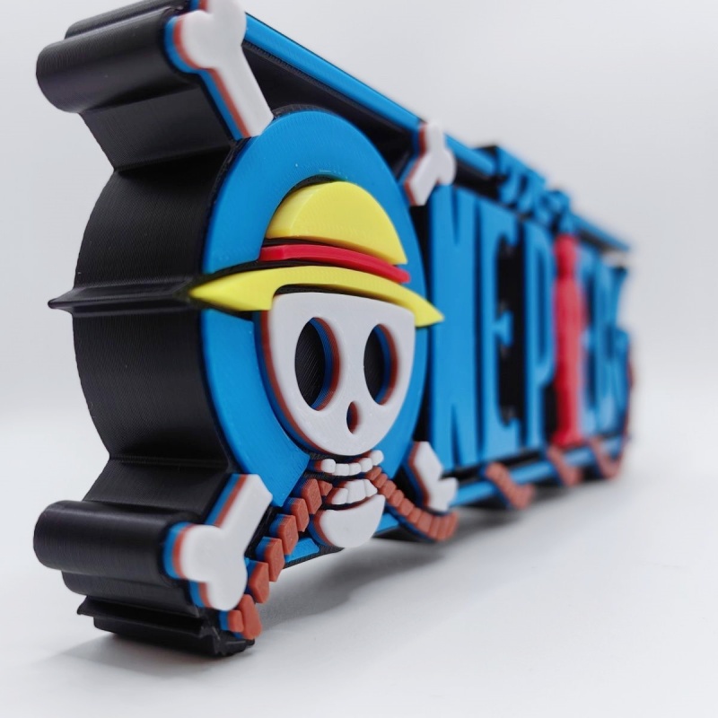 One Piece Logo Stand Action Fi - Action Figure Stand ulasan dan harga