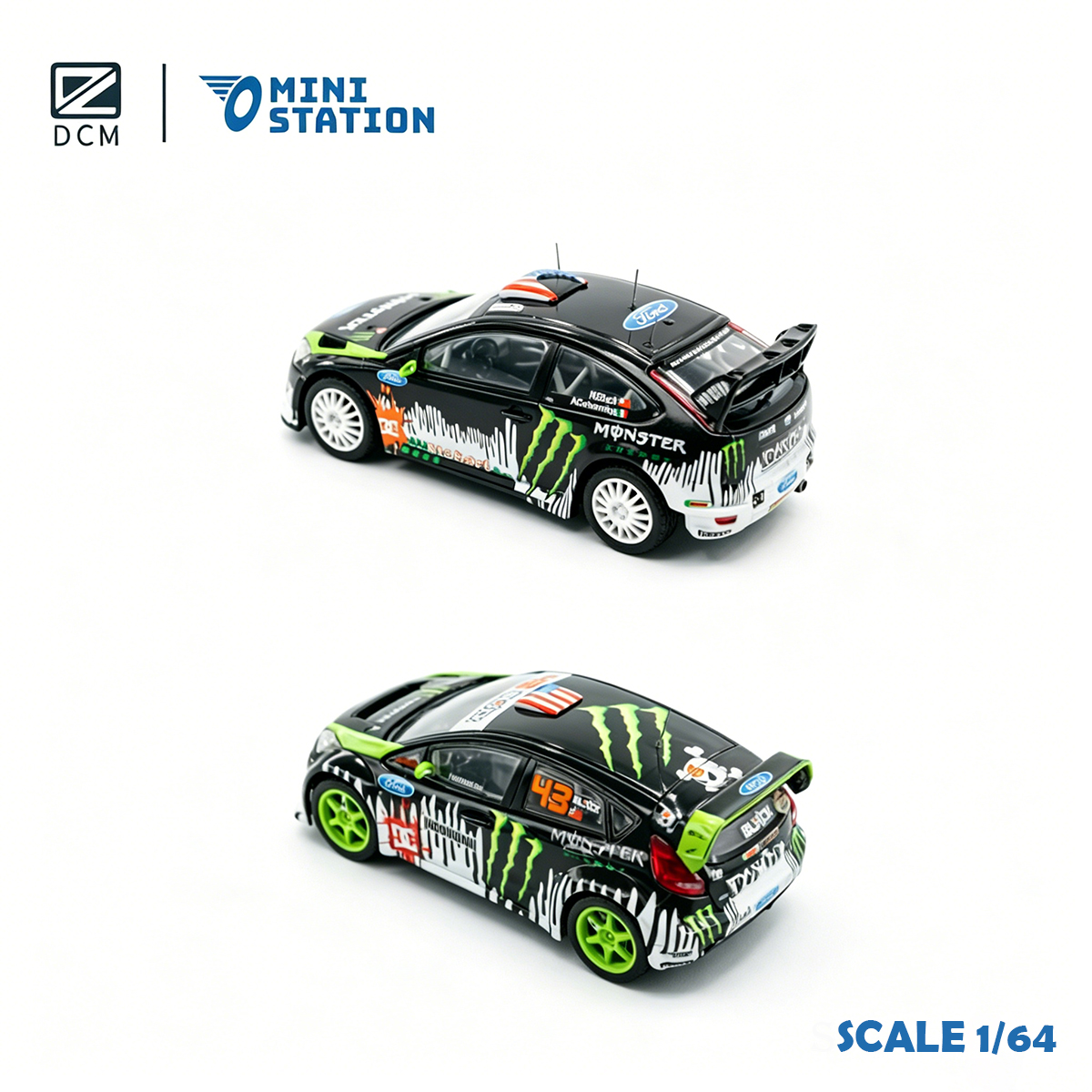 DCM × Mini Station 1:64 Ken Bl - Die Cast Car 1 64 ulasan dan harga