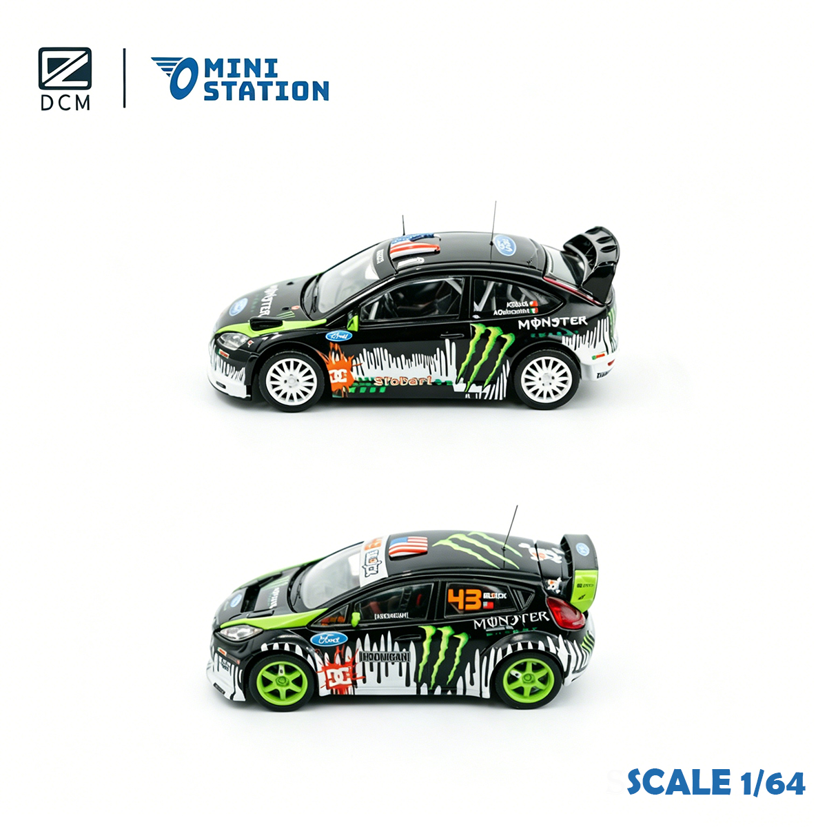 DCM × Mini Station 1:64 Ken Bl - Die Cast Car 1 64 ulasan dan harga