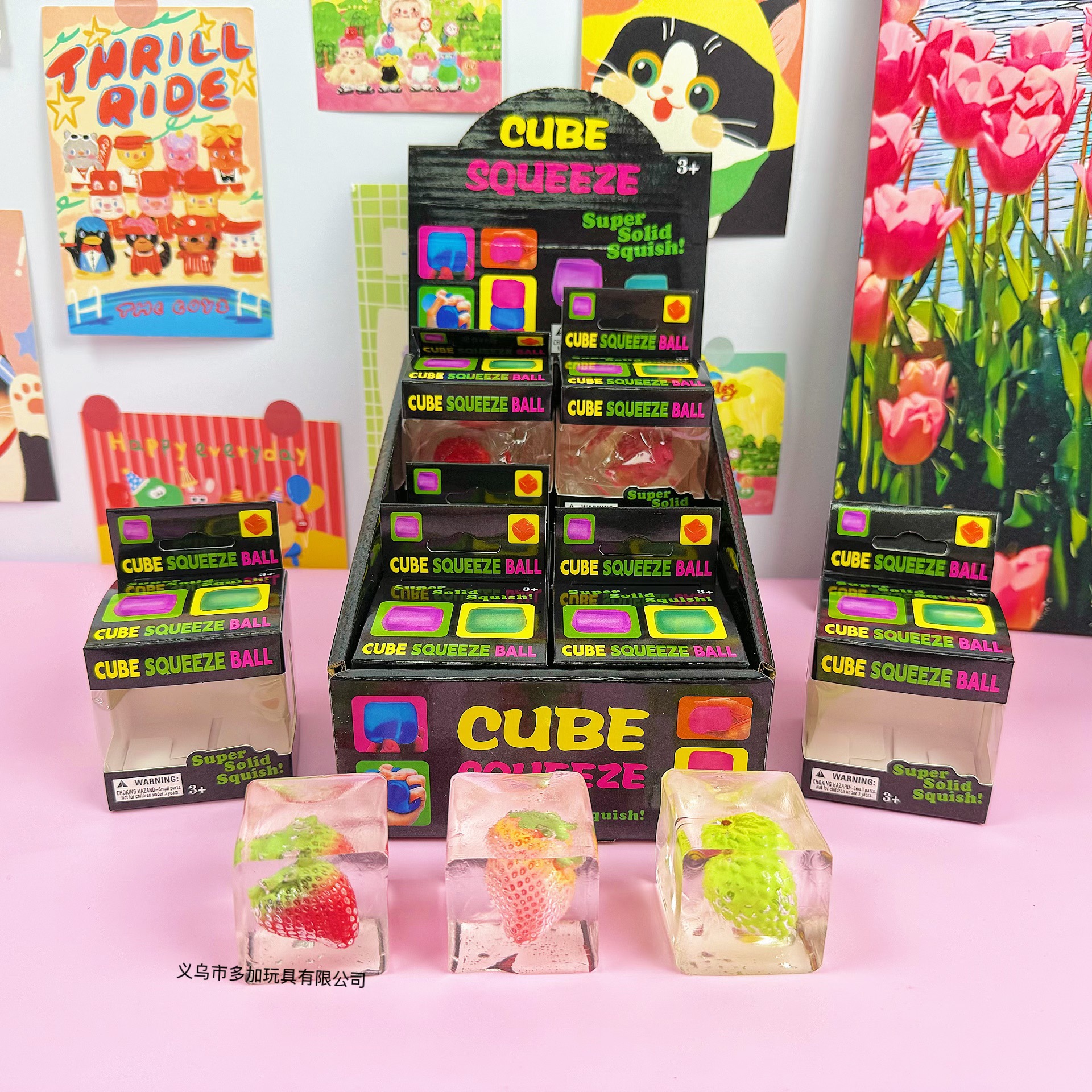 12pcs/Full Case Clear Ice Cube - Fidget Cube Original ulasan dan harga