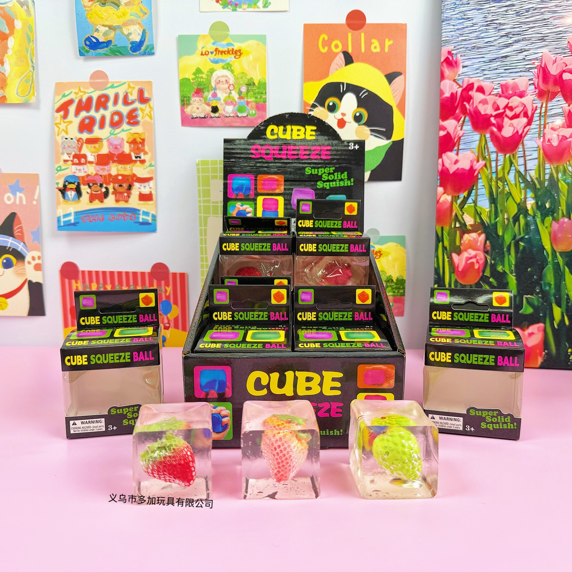 12pcs/Full Case Clear Ice Cube - Fidget Cube Original ulasan dan harga
