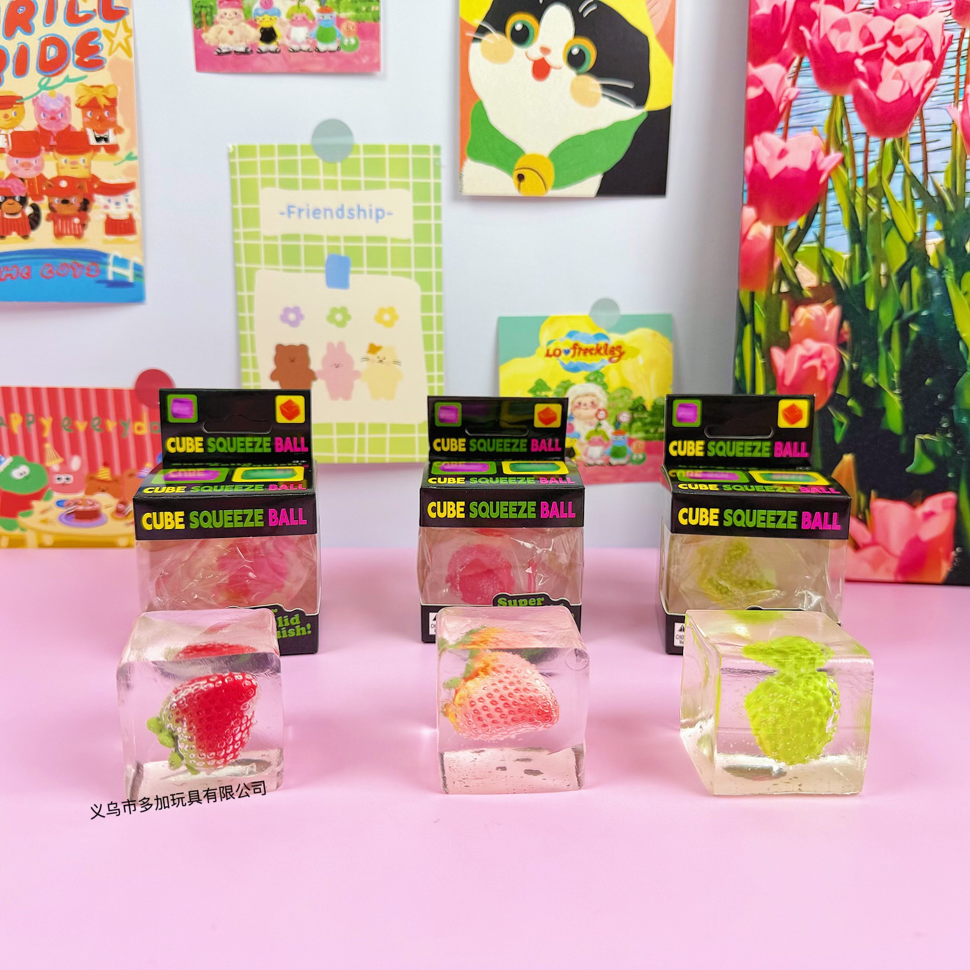 12pcs/Full Case Clear Ice Cube - Fidget Cube Original ulasan dan harga