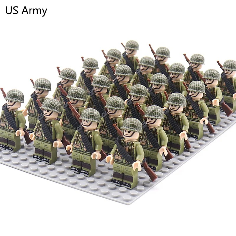World War II military soldier  - Building Block Mini ulasan dan harga