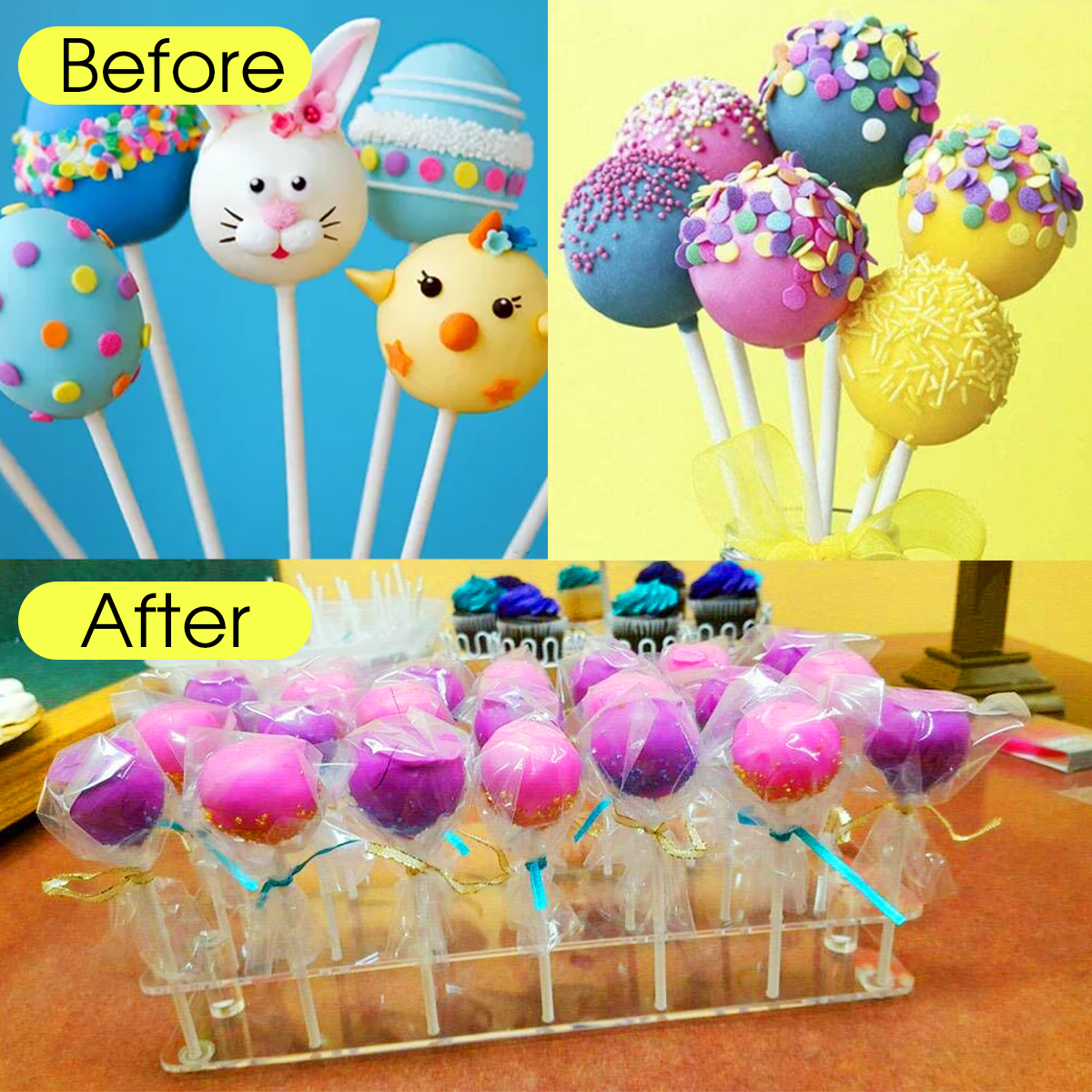 Acrylic Cake Pop Display Stand - Pop Display Shelf ulasan dan harga