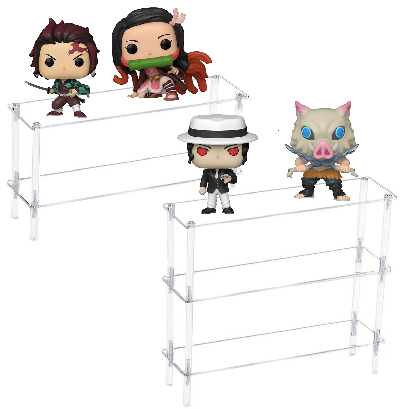 Vertical Acrylic Display Riser - Pop Display Shelf ulasan dan harga