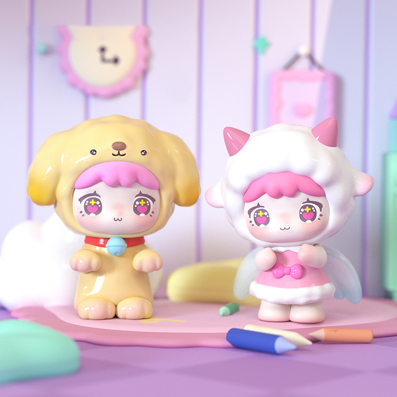 Qubii Autumn Animal Castle Day - Vinyl Figure Blank ulasan dan harga
