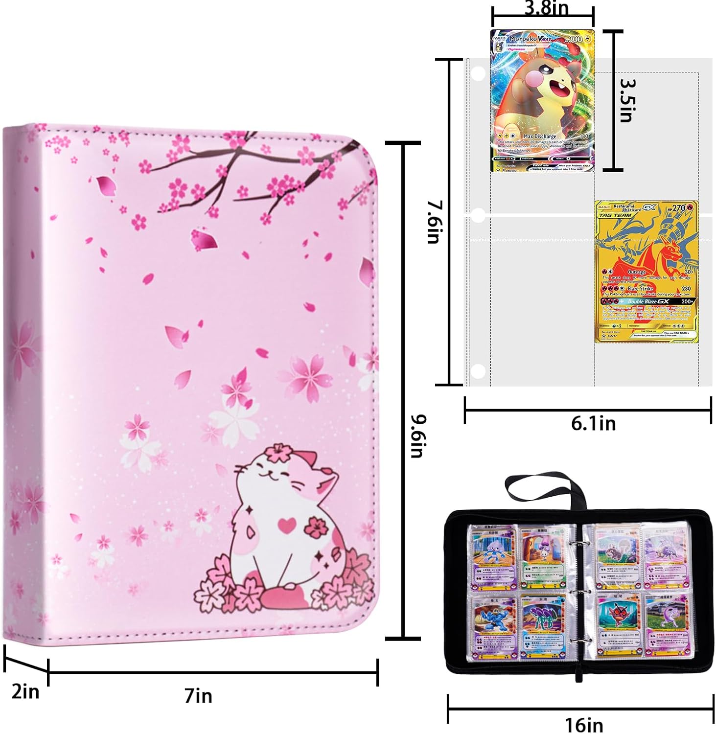 440 Card Binder for Girls with - Trading Card Binder ulasan dan harga