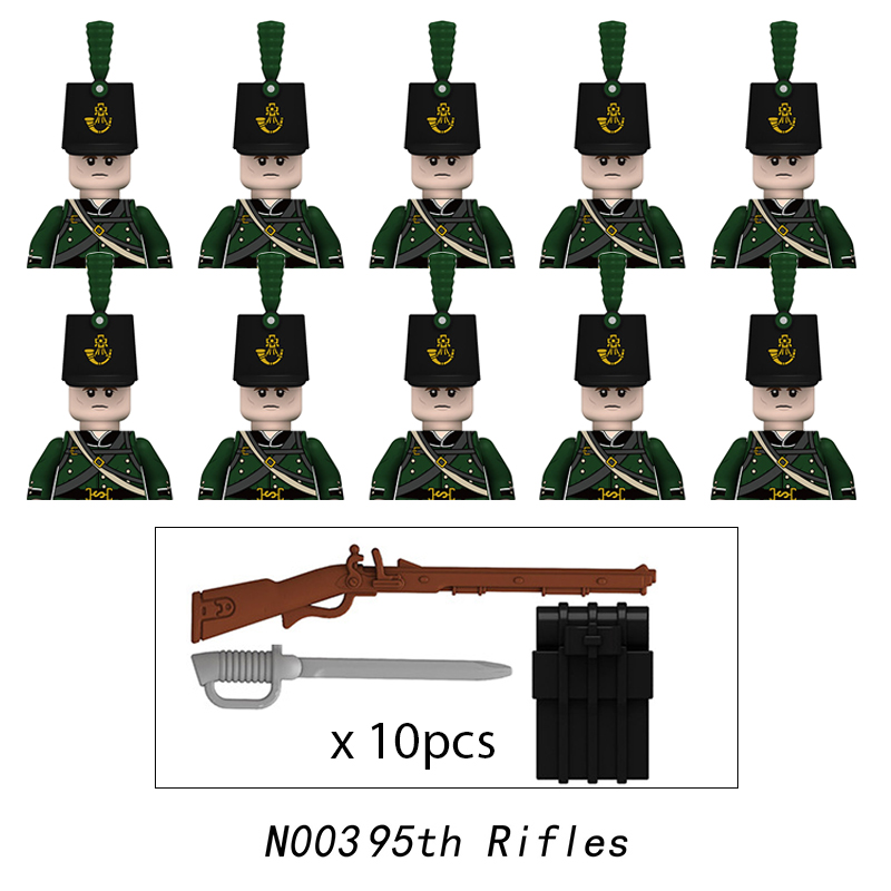 10pcs Napoleonic Wars Military - Lego Minifigure Holder ulasan dan harga