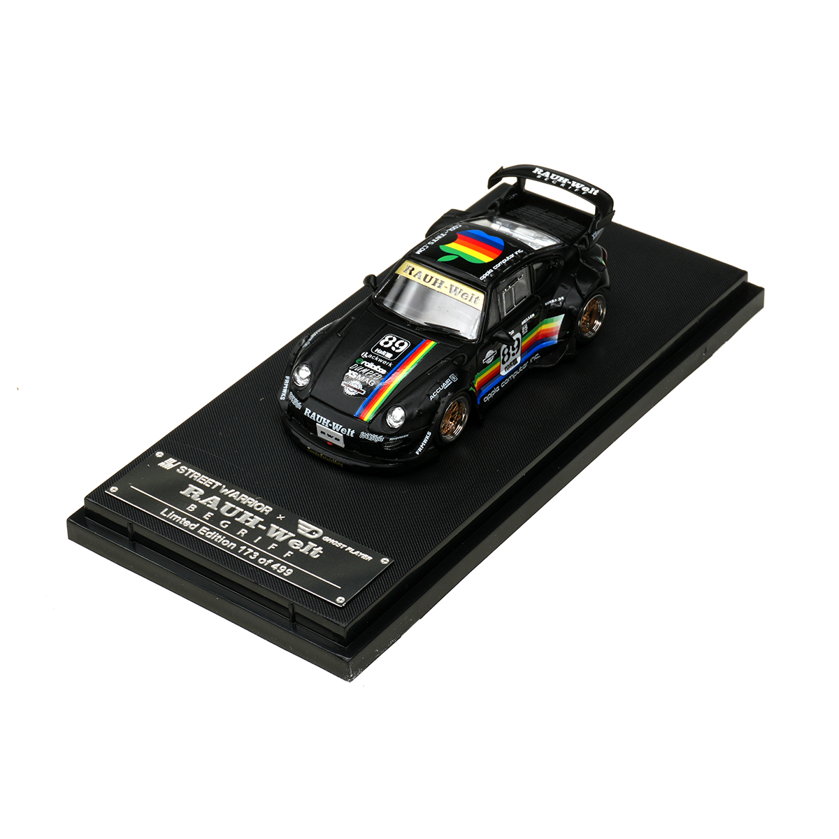 SW In Stock 1:64 RWB 993 Black - Die Cast Car 1 64 ulasan dan harga