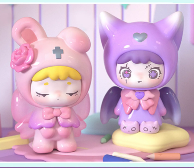 Qubii Blind Box Day Night Autu - Vinyl Figure Blank ulasan dan harga