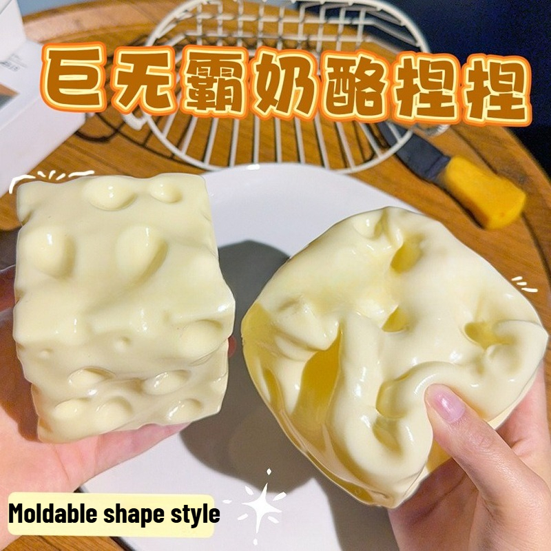 Jumbo Cheese Cube Stress Ball  - Fidget Cube Original ulasan dan harga
